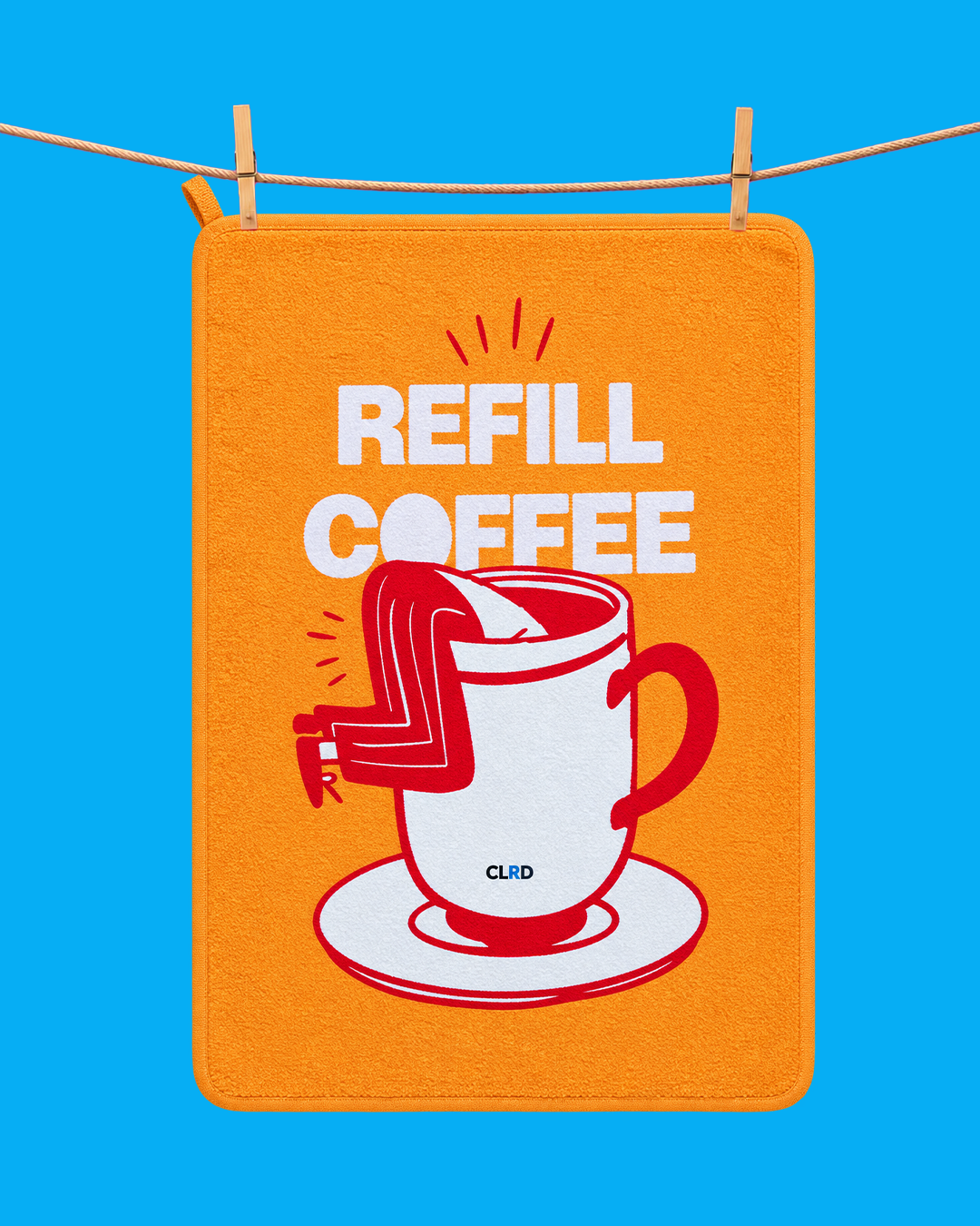 Brewed Up Kitchen Towel
