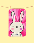 Pink Bunny Kids Towel