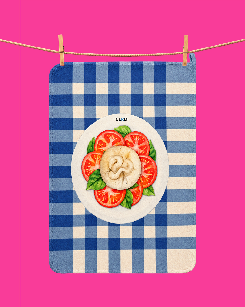 The Caprese Club Kitchen Towel