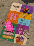 Sahel Day Beach Towel