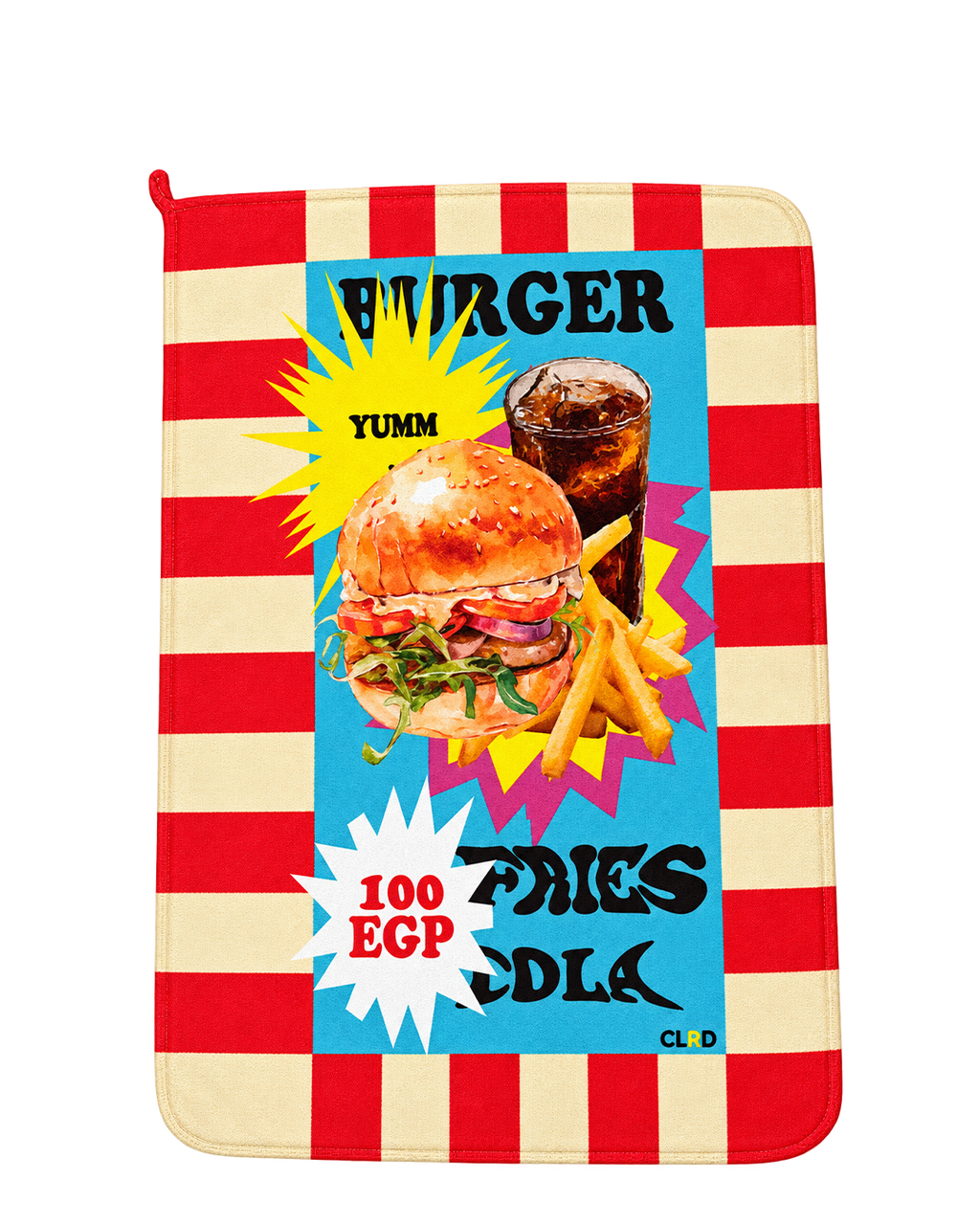 Combo burger Kitchen Towel